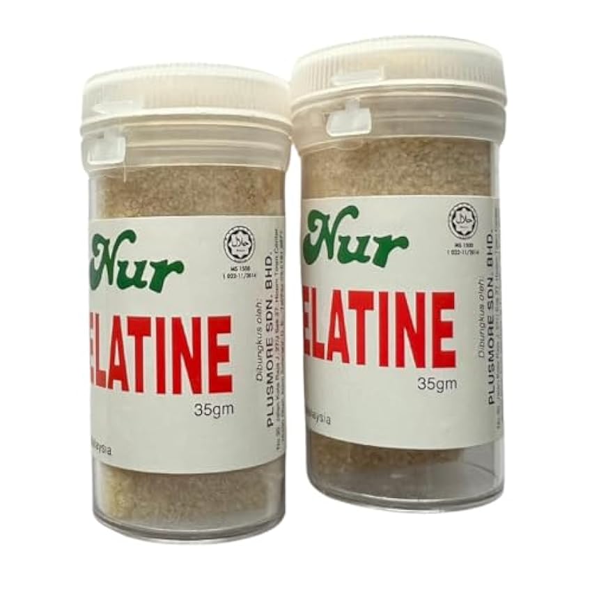 2 x 35 g gelatina HALAL bovina de origen Malasia – polv