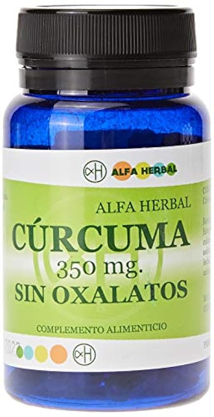 Alfa herbal Curcuma sin oxalatos 350 60cap. 1 Unidad 30