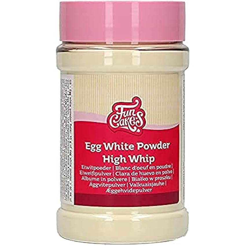 FunCakes Albúmina de Huevo en Polvo: Clara de huevo en polvo para repostería, clara de huevo seca y pasteurizada. Halal. 125g. NdMtT0El
