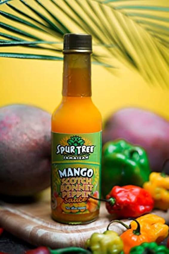 Spurtree Salsa de pimienta de mango jamaicano (mango) Imy0wzcG