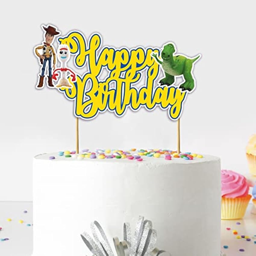 Seyal® Toy Stry - Decoración para tarta de cumpleaños m