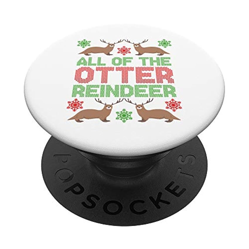 All Of The Otter Reindeer Funny Christmas Otter Lover PopSockets Agarre y Soporte para Teléfonos y Tabletas gf0FDpd7