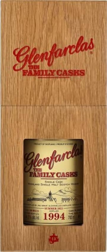 Glenfarclas THE FAMILY CASKS SUMMER 2021 Refill Sherry Butt 1994 54,3% Vol. 0,7l in Holzkiste jlvXAlfI