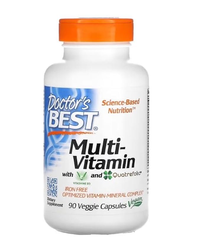 Doctor´s Best Multi-Vitamina, 90 cápsulas veganas 