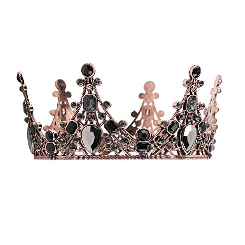 Cake Topper, MAGT Queen Crown Cake Topper Metal Mini Cr