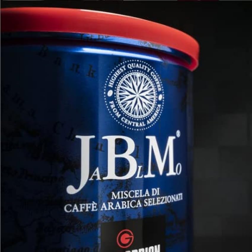 Goppion Caffè - 6 latas de café molido de 250g - JA.BL.MO. Jamaica Blue Mountain - Molido 1500g PMauT6SP
