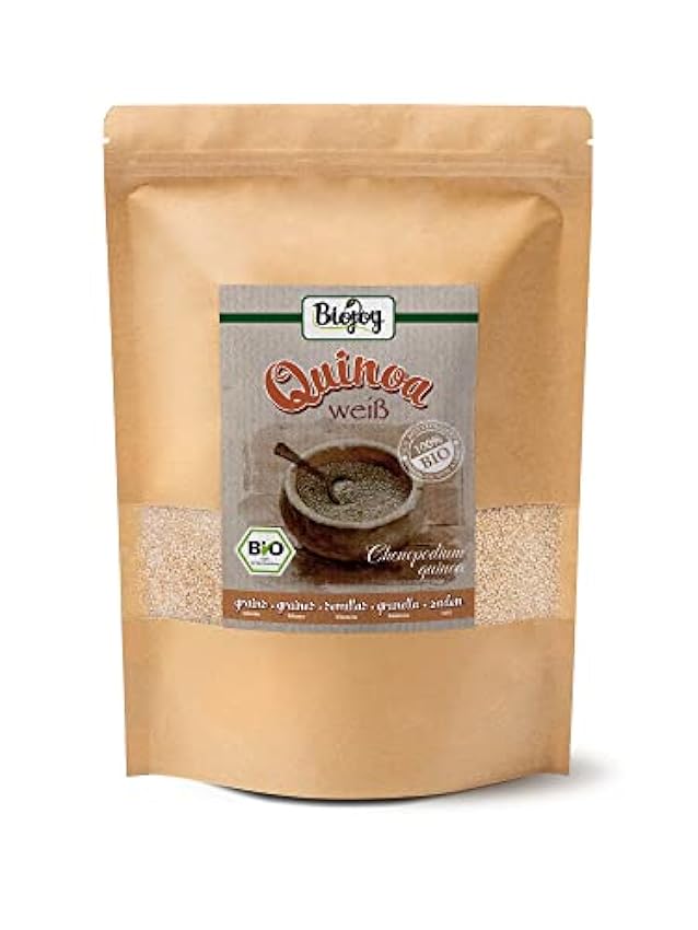 Biojoy Granos de Quinoa Blanca BÍO (1 kg), Chenopodium quinoa pUTNxna2