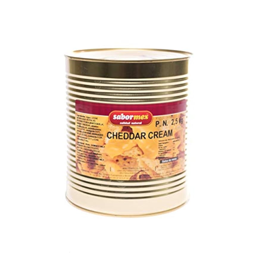 SABORMEX Cheddar Cream 2,5 kg Salsa de Queso Cheddar pa