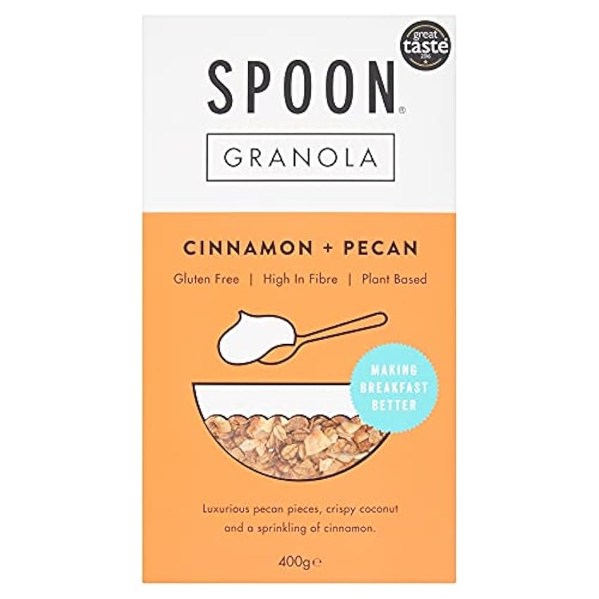 Spoon Cereals Granola de Canela y Pecana, 400g fRmOgtAt