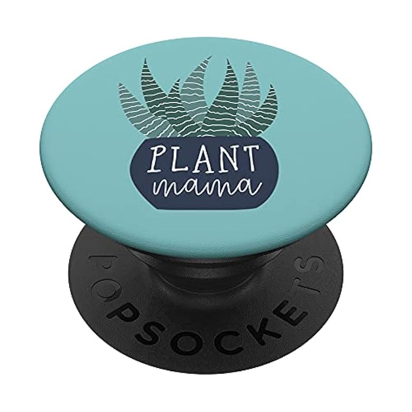 Plant Mama - Cute Plant Lovers Gardening Theme PopSockets PopGrip: Agarre intercambiable para Teléfonos y Tabletas moG5QiGP