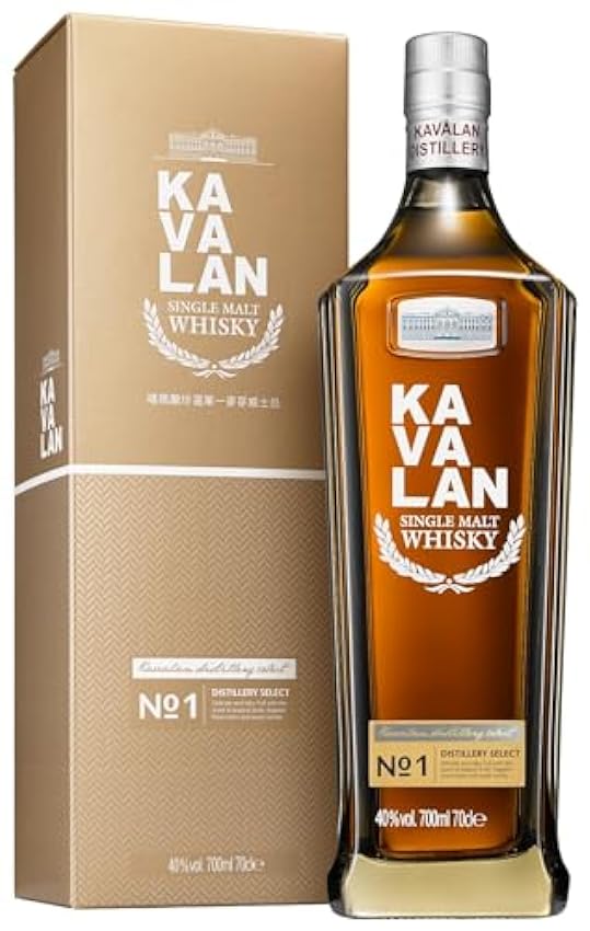 Kavalan DISTILLERY SELECT Single Malt Whisky No. 1 40% Vol. 0,7l in Giftbox o1kvCZbD