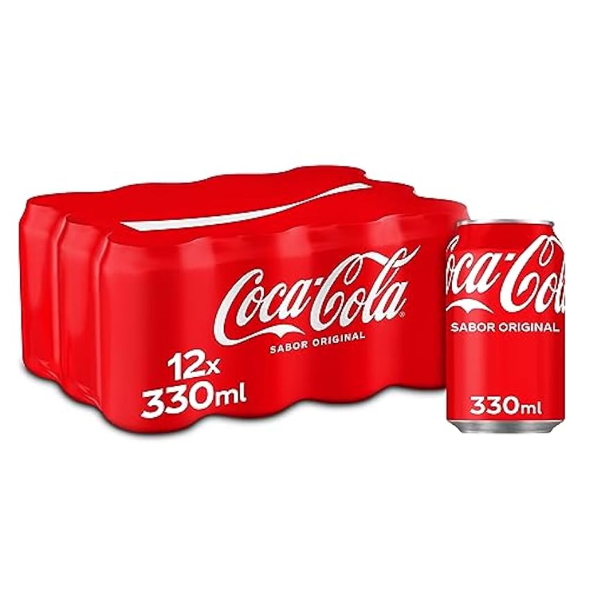 Coca-Cola Sabor Original - Refresco de cola - Pack de 12 latas, 330 ml mgkFt3j3