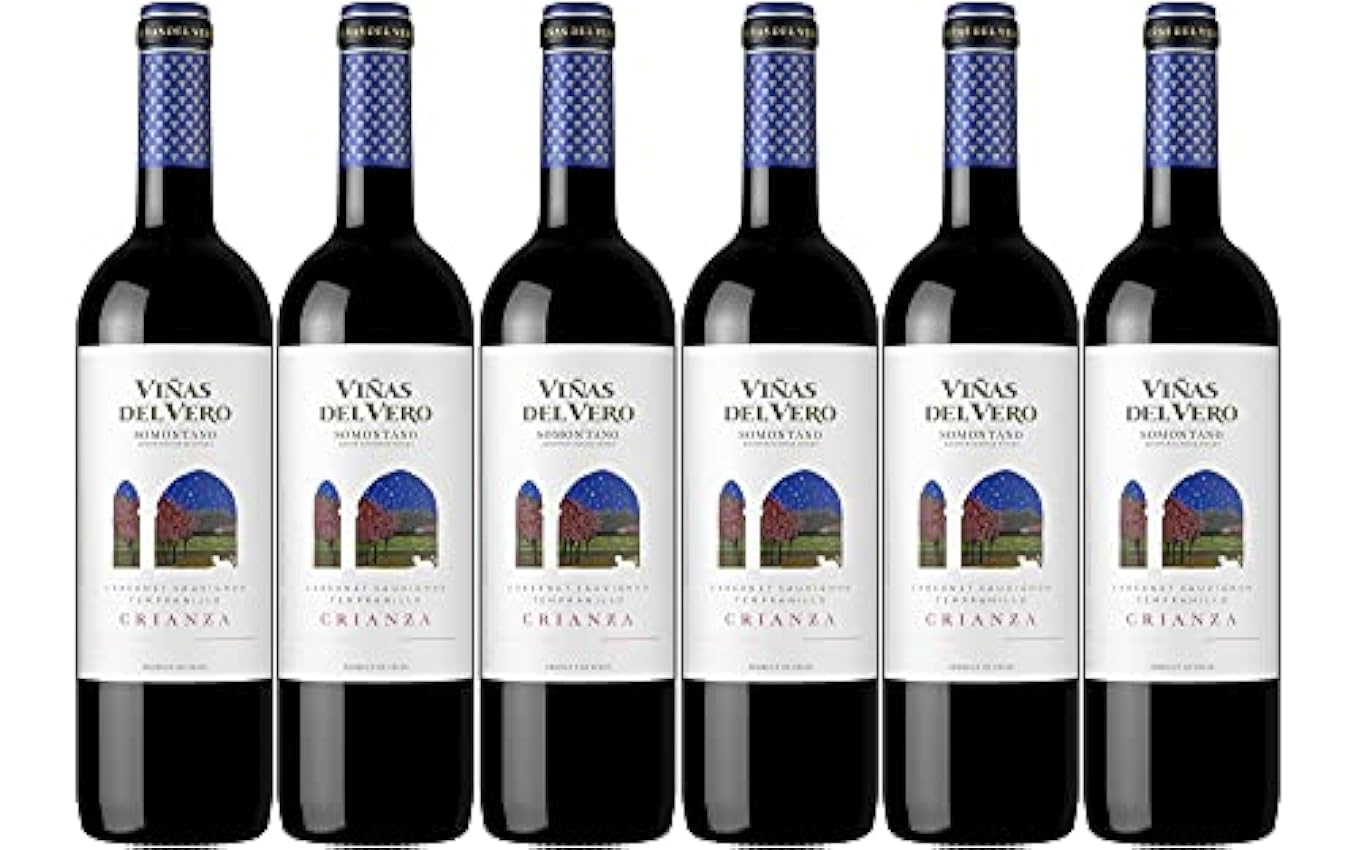 Viñas Del Vero Crianza - Vino D.O. Somontano - 6 botellas de 750 ml - Total: 4500 ml nkcQu53N