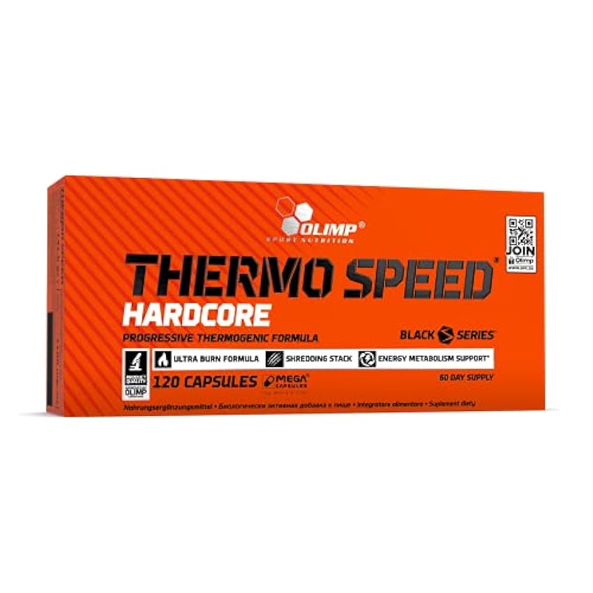 Olimp Sport Nutrition Cápsulas Thermo Speed Hardcore Mega - 120 unidades J6T60KyQ