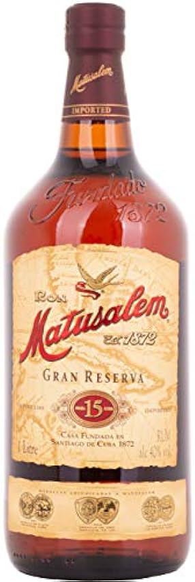 Ron Matusalem 15 Solera Blender Gran Reserva Rum 40% Vol. 1l in Giftbox FVZ18vva