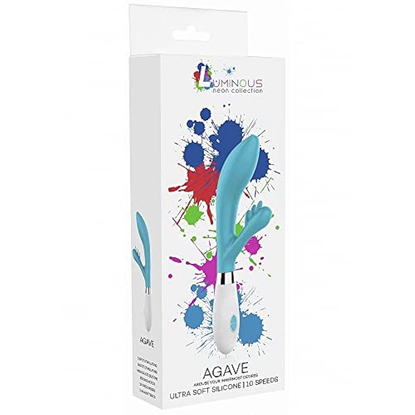 Agave - Ultra Soft Silicone - 10 Speeds - Turqiose FsCLJdBO