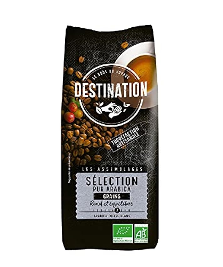 Destination Café Ecológico en Grano 100% Pur Arábica, 1kg LYThLFv3