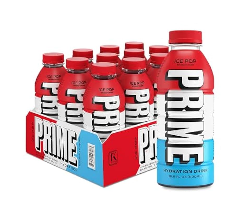 Prime Hydration Drink Ice Pop 12x500ml gPzDYN6Q