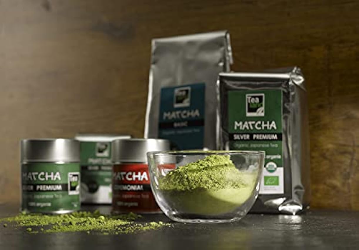 Eguia te matcha, lata de 30 g de polvo japonés puro 100% & primera calidad te matcha | te verde matcha detox, color intenso & aroma natural n2bOgIdb