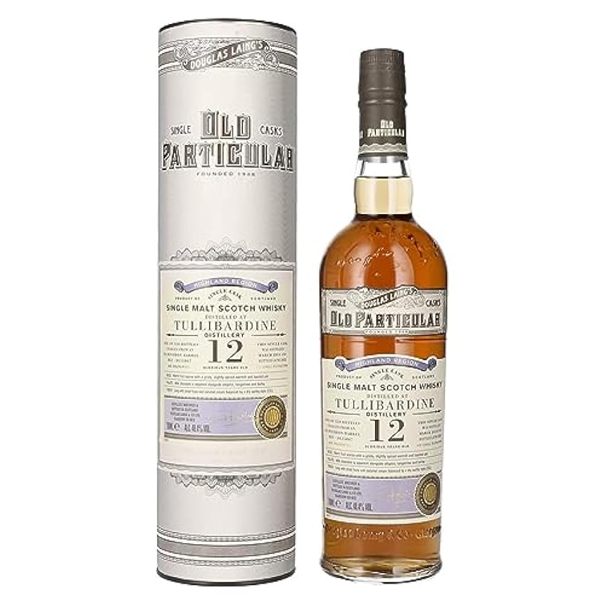 Douglas Laing OLD PARTICULAR Tullibardine 12 Years Old Single Cask Malt 2010 48,4% Vol. 0,7l in Giftbox IE86e4Gh