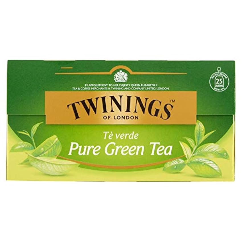 Twinings Of London Té Pure Green Tea - 3 Paquetes de 50