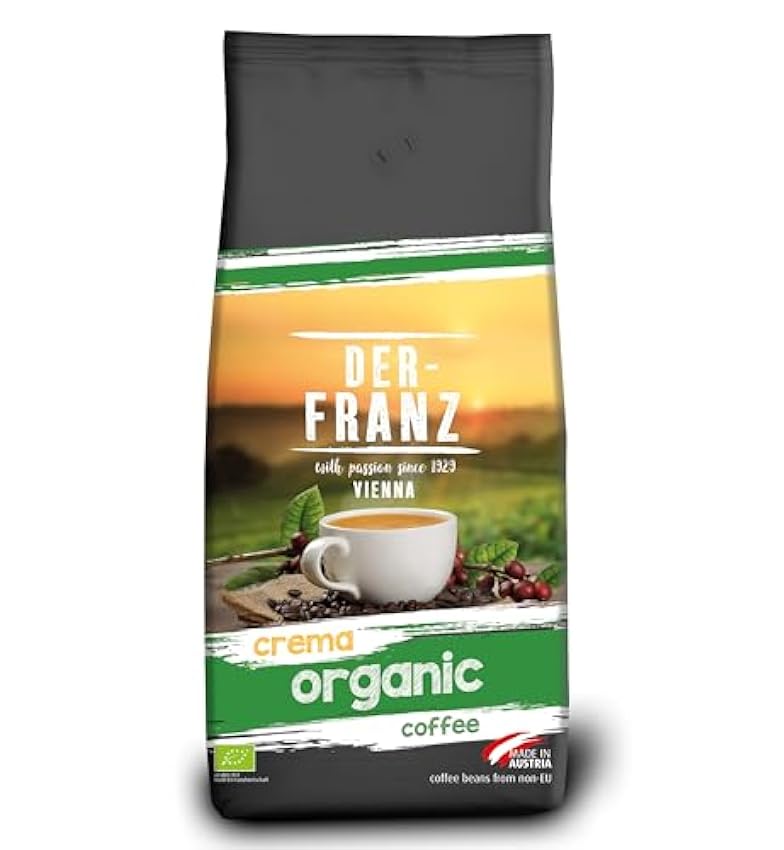 Der-Franz - Café Crema Organic con certificación UTZ, m