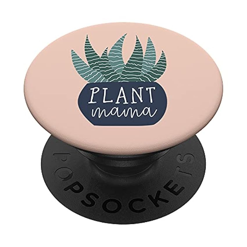 Plant Mama - Cute Plant Lovers Gardening Theme PopSockets PopGrip: Agarre intercambiable para Teléfonos y Tabletas mJf4bnUv
