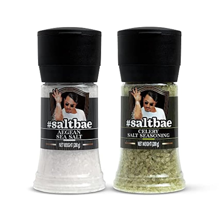 SaltBae® Duo Pack Condimentos de Sal - 2 piezas de espe