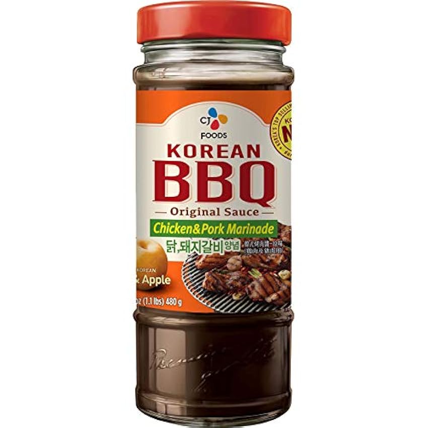 Cj Corea Bbq Chicken & Pork Paquete de 1 x 480 Gr 480 g pho87smM
