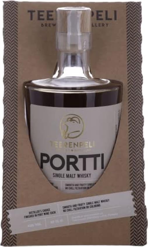 Teerenpeli PORTTI Distiller´s Choice Single Malt Whisky Portwood Finished 43% Vol. 0,5l in Giftbox Olkvf6L3