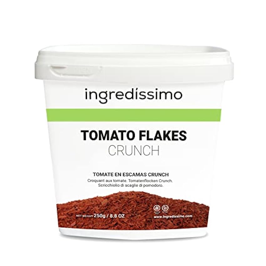 INGREDISSIMO - Tomate en Escamas Crunch, Verdura Seca, 