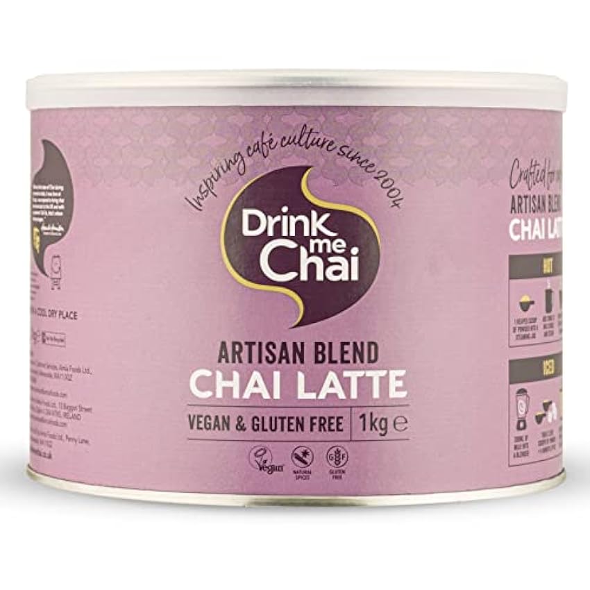 Drink me Chai – Chai Latte Mezcla Artesanal de 1 kg (Pa