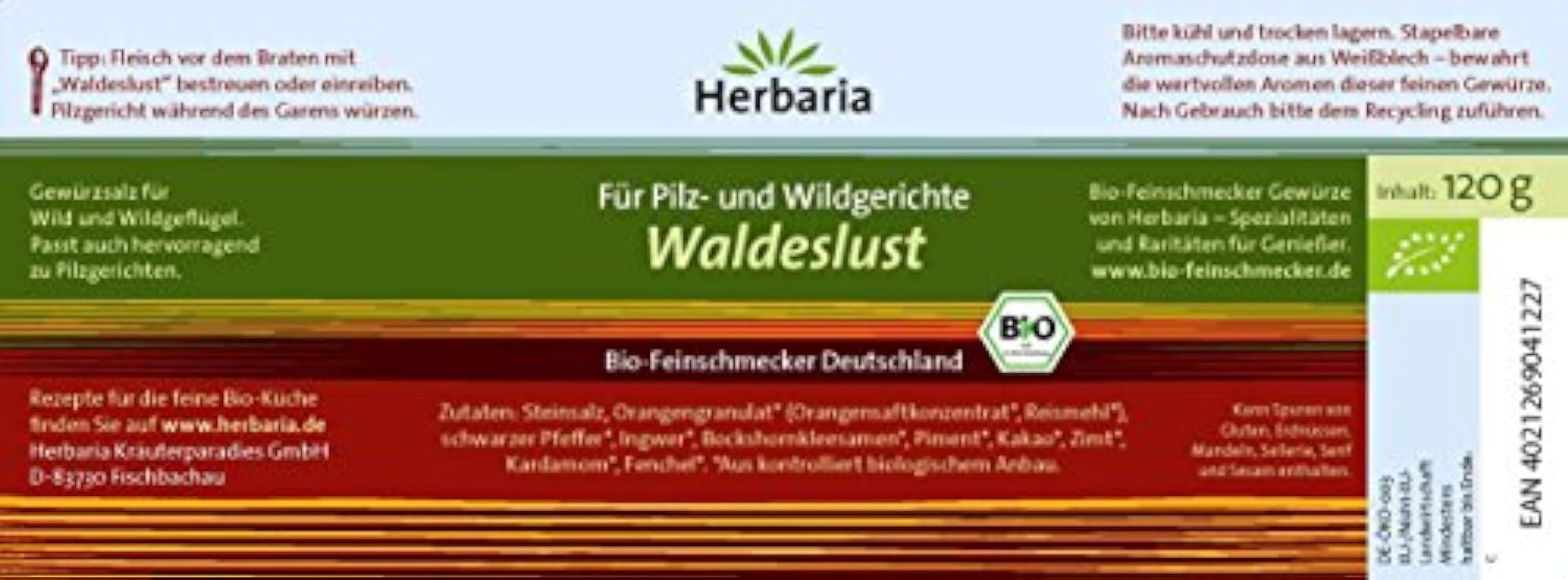 Herbaria Waldeslust, Wildgewürz lAvvKVwo