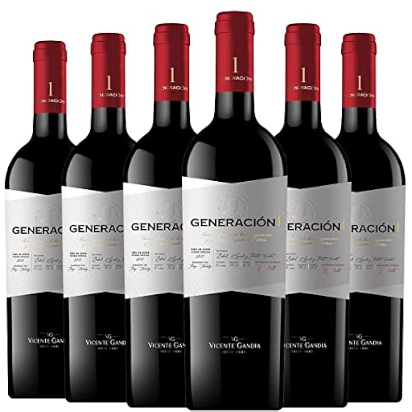 Generación 1 Generación 1 Grandes Añadas Vino Tinto 6 Botellas - 750 ml knmFz8ne