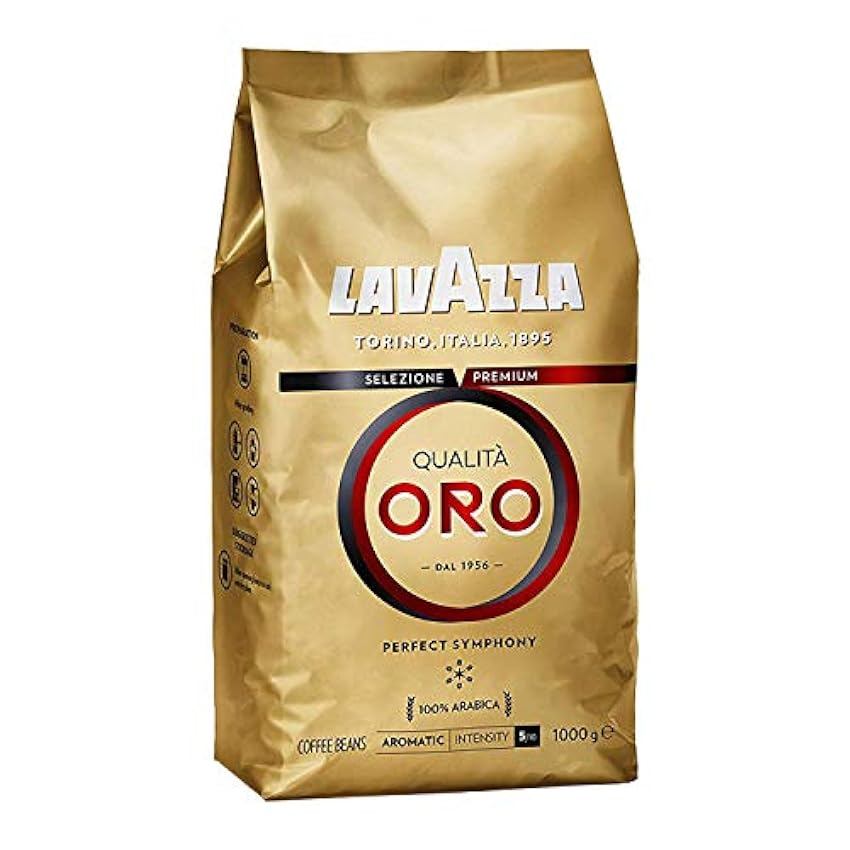 Lavazza Qualita Oro Coffee Beans 1Kg (Pack of 2) Hc1qEf93