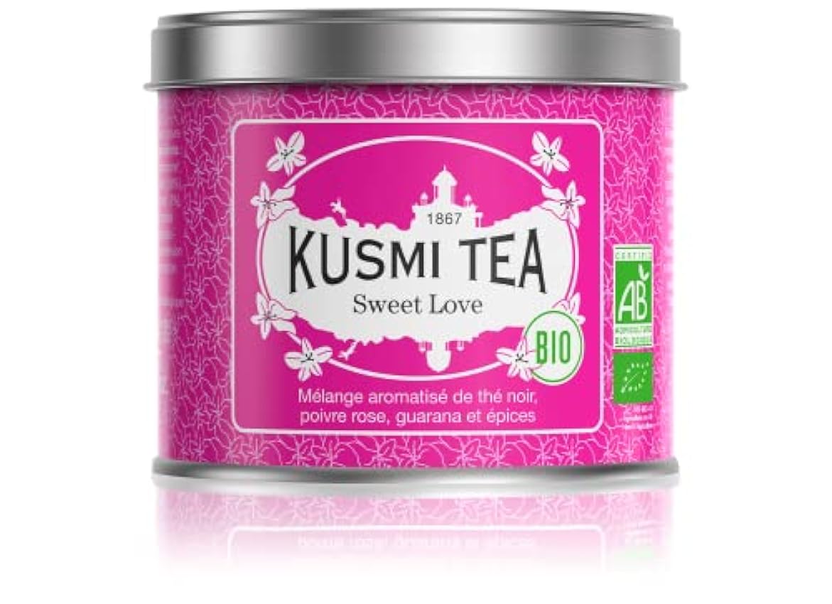 Kusmi Tea - Sweet Love Bio - Té negro aromatizado, pimi