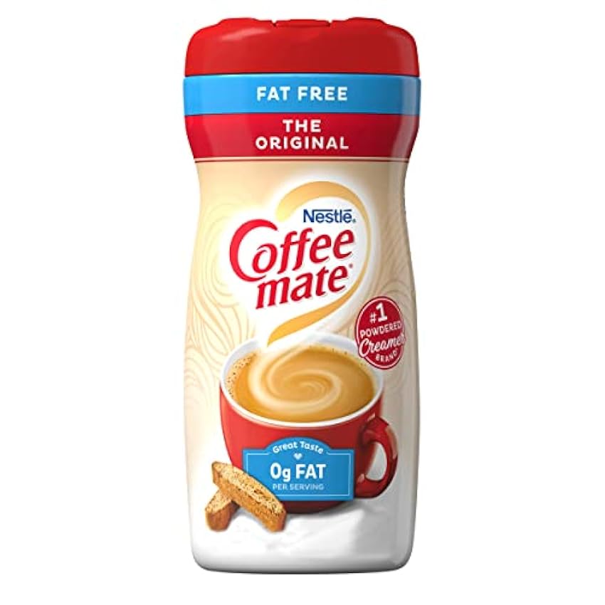 Coffee-Mate Fat Free Powdered Coffee Creamer, 16-Ounce 