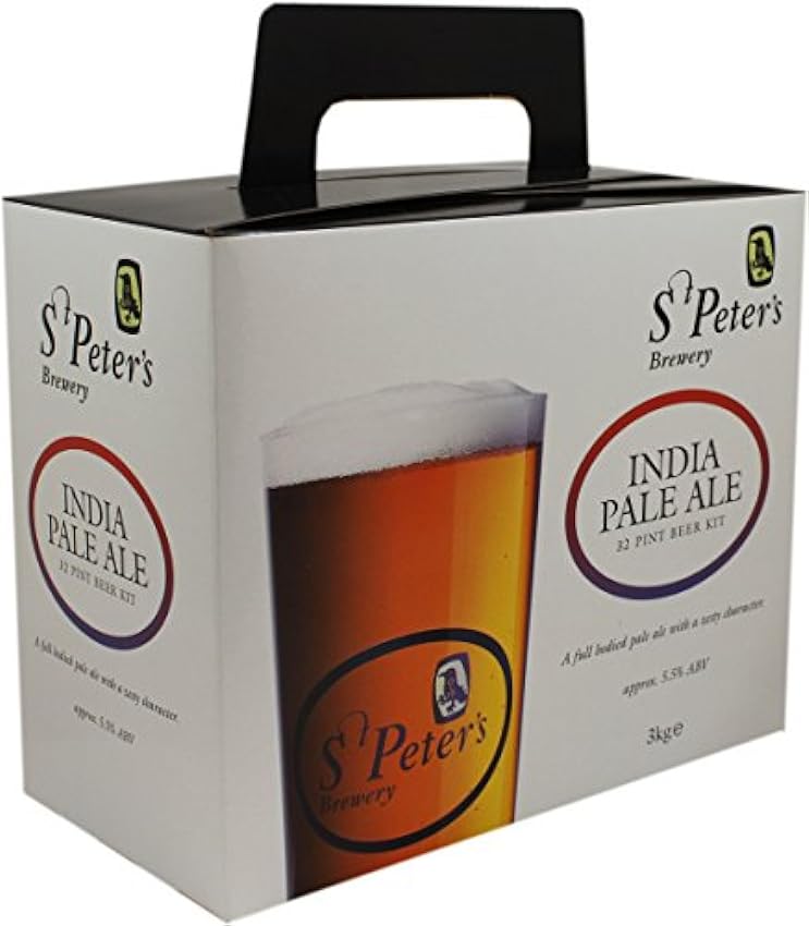 St Peters Brewery India Pale Ale (IPA) Kit de Cerveza casera – Produce 32 pintas FuGZdX4Q