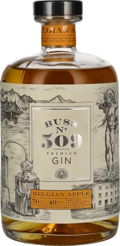 Buss N°509 BELGIAN APPLE Gin 40% Vol. 0,7l ogiGL7HE