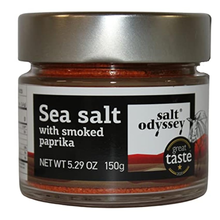 Salt Odyssey Sal con pimentón ahumado, 150 g (paquete d