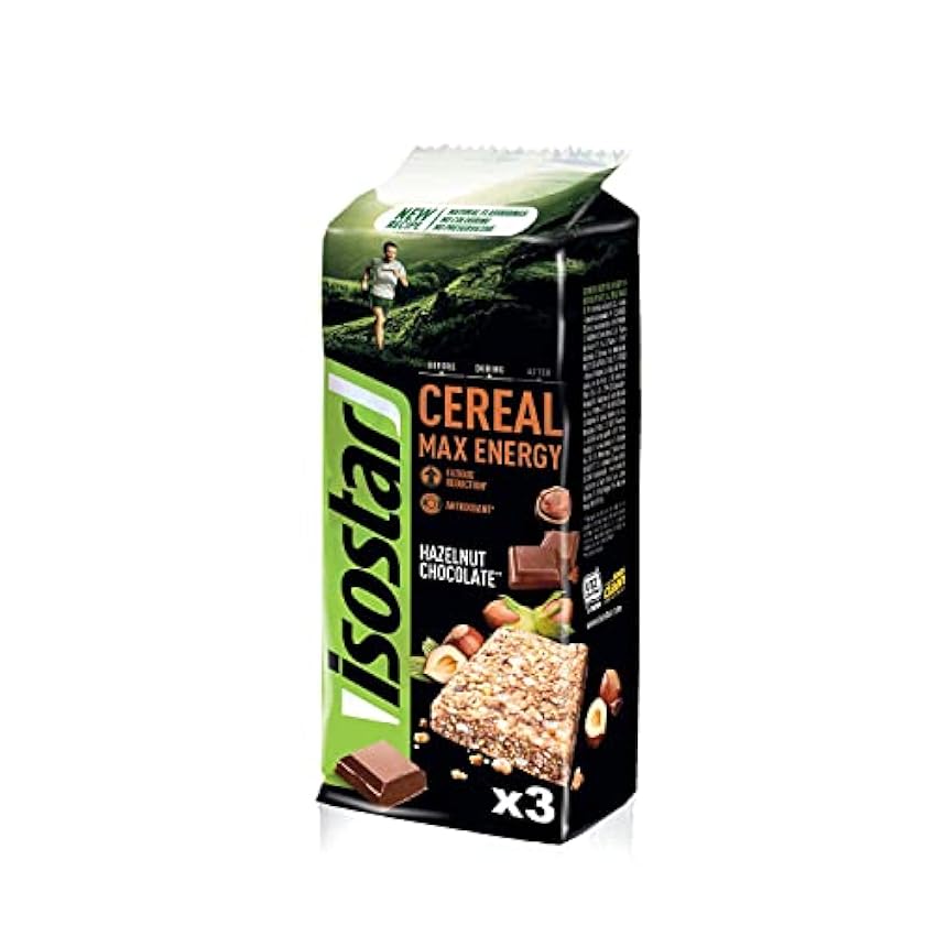 Cereal Max Energy Avellana Chocolate Isostar 165 G gD8C