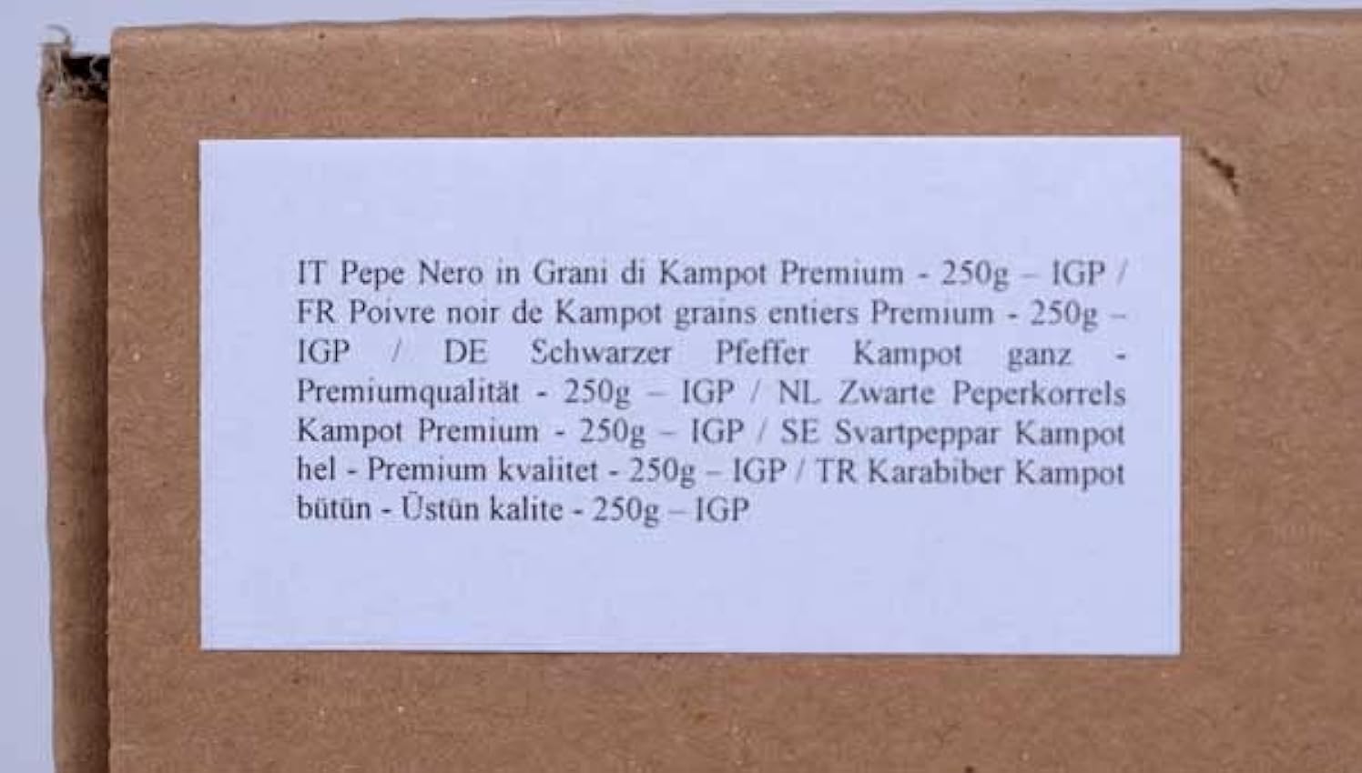 Pimienta Negra Kampot Premium en grano - 250g - IGP l2HA9N3j