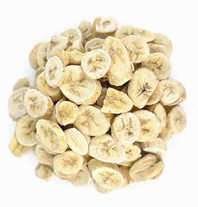 BRIX Plátano Liofilizado | Chips De Banana Secas 100% Naturales 140g | Premio Gran Sabor de Frutas Deshidratadas | Sin OGM ni Gluten, Vegano y Retenido de Vitaminas P5P0Qg9Z