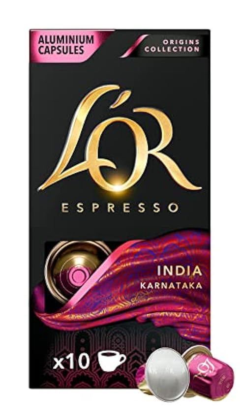 L´Or Espresso Café Cápsulas India - 10 Cápsulas Compatibles Nespresso NIocwHCD