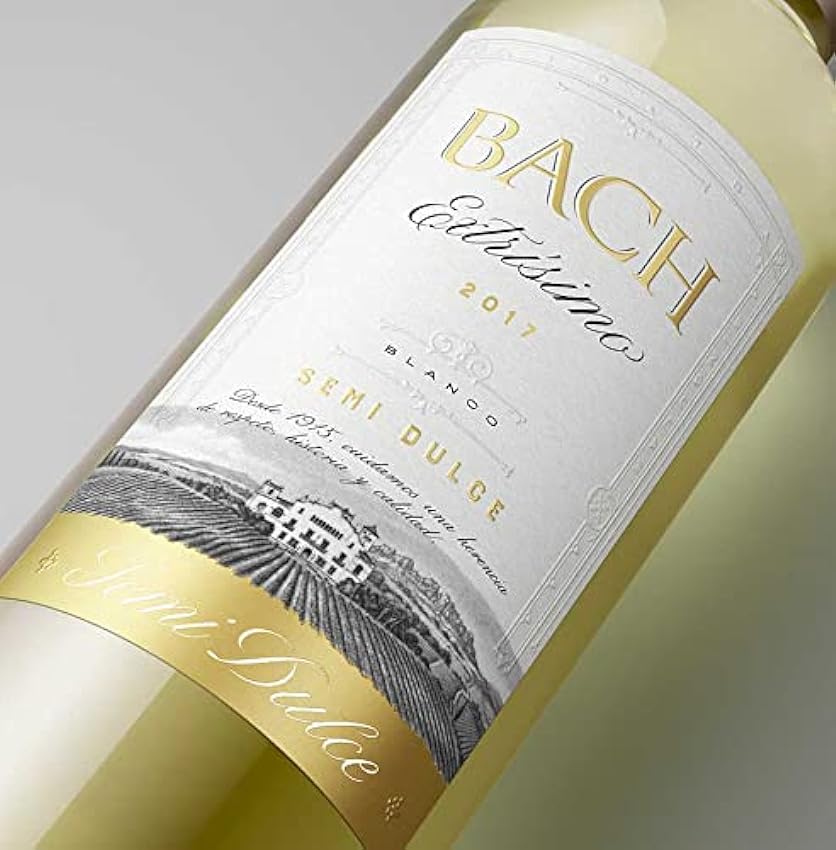 BACH Viña Extrísima - Vino Blanco Semidulce - 6 botellas 0,75 L MvvZpuRn
