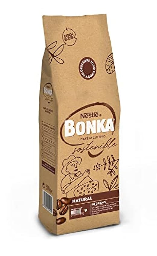 Bonka Café Tostado Grano Natural 500g KzIMpxOd
