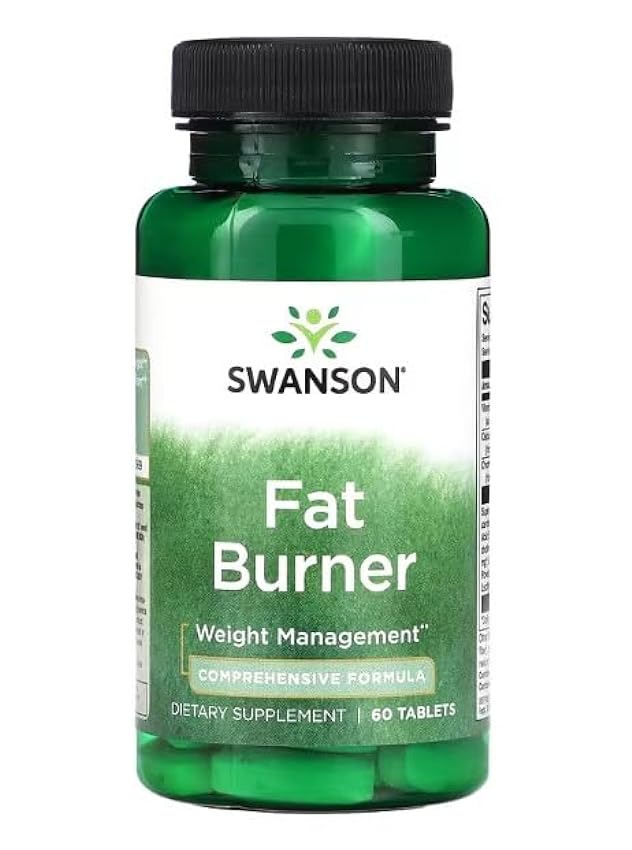 Swanson Fat Burner - 60 Tabletas - Potente Suplemento para Acelerar el Metabolismo y Pérdida de Peso Efectiva p5zYm5L8