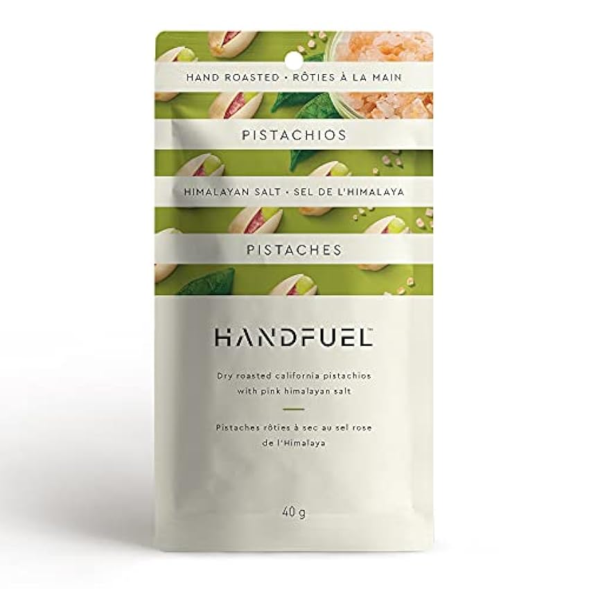 Handfuel Fruit and Nut Snacks | *Order by Caddy* Dry Roasted Himalayan Salted Pistachios [12-Pack] 12x40g LnaaizcJ