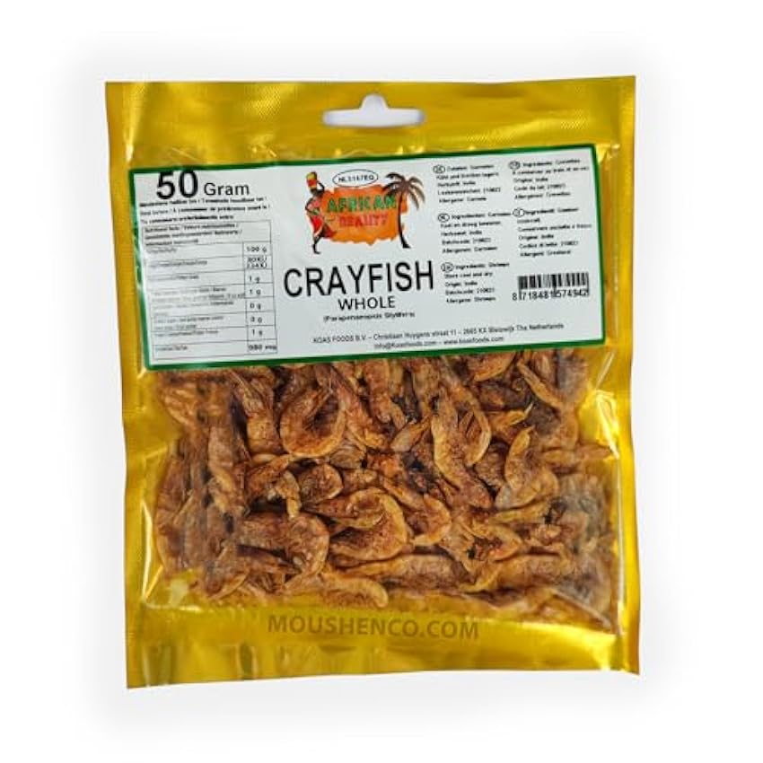 Pequeños camarones enteros 50g | Crayfish whole 50g | African Beauty N7MRdoO4