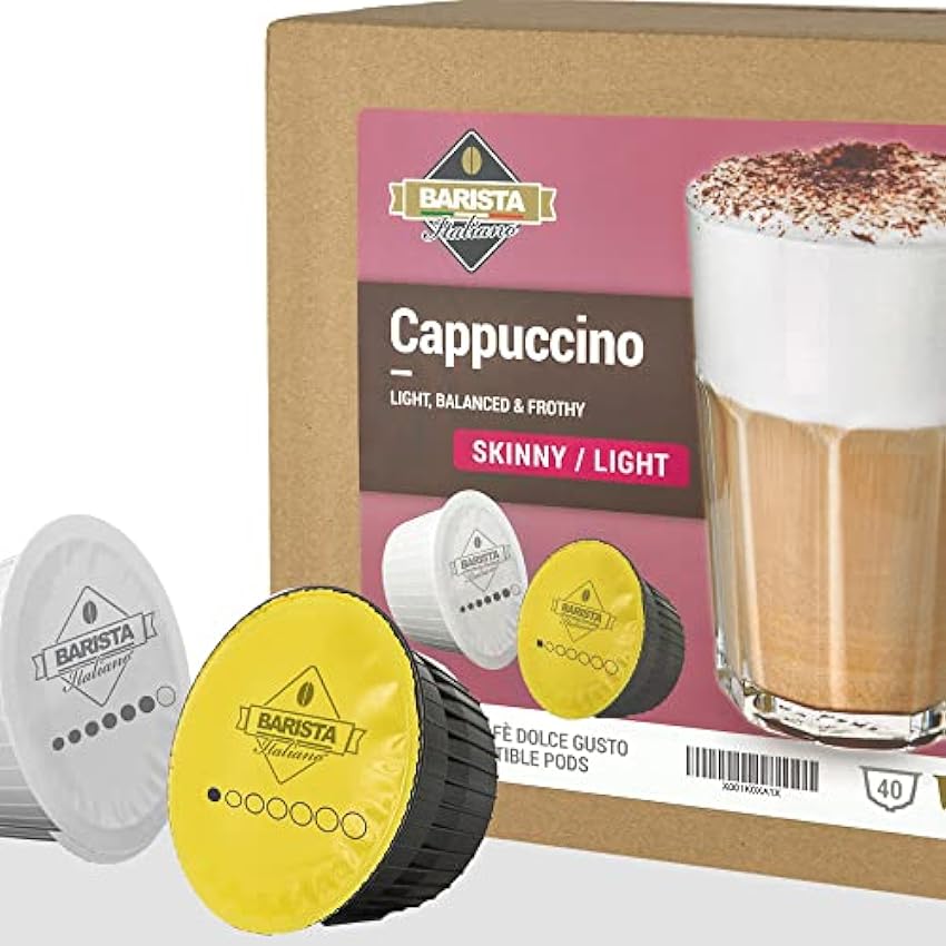 Barista Italiano - Cappuccino Light - 80 Cápsulas Compa